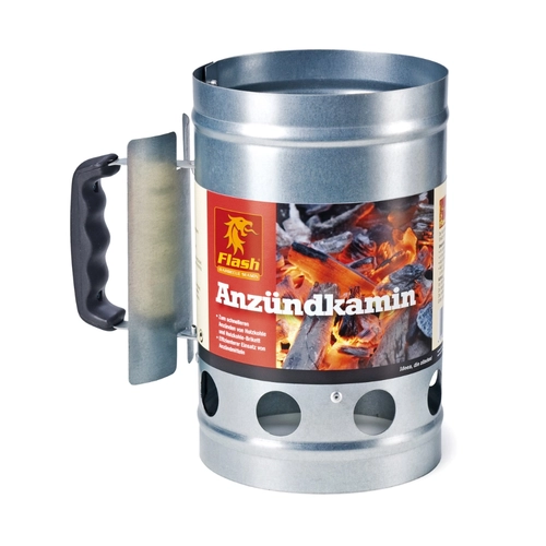 Ciminiera di accensione portatile Vulcano in acciaio spazzolato
 BRI1315548