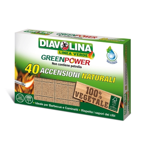Diavolina green power naturale 40 accensioni BRI1318545