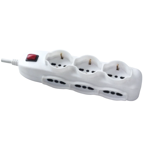 Serie NO - Multipresa MULTIP.3P UNIV.+6P BIV+INT BIANCA 10A BRI132331