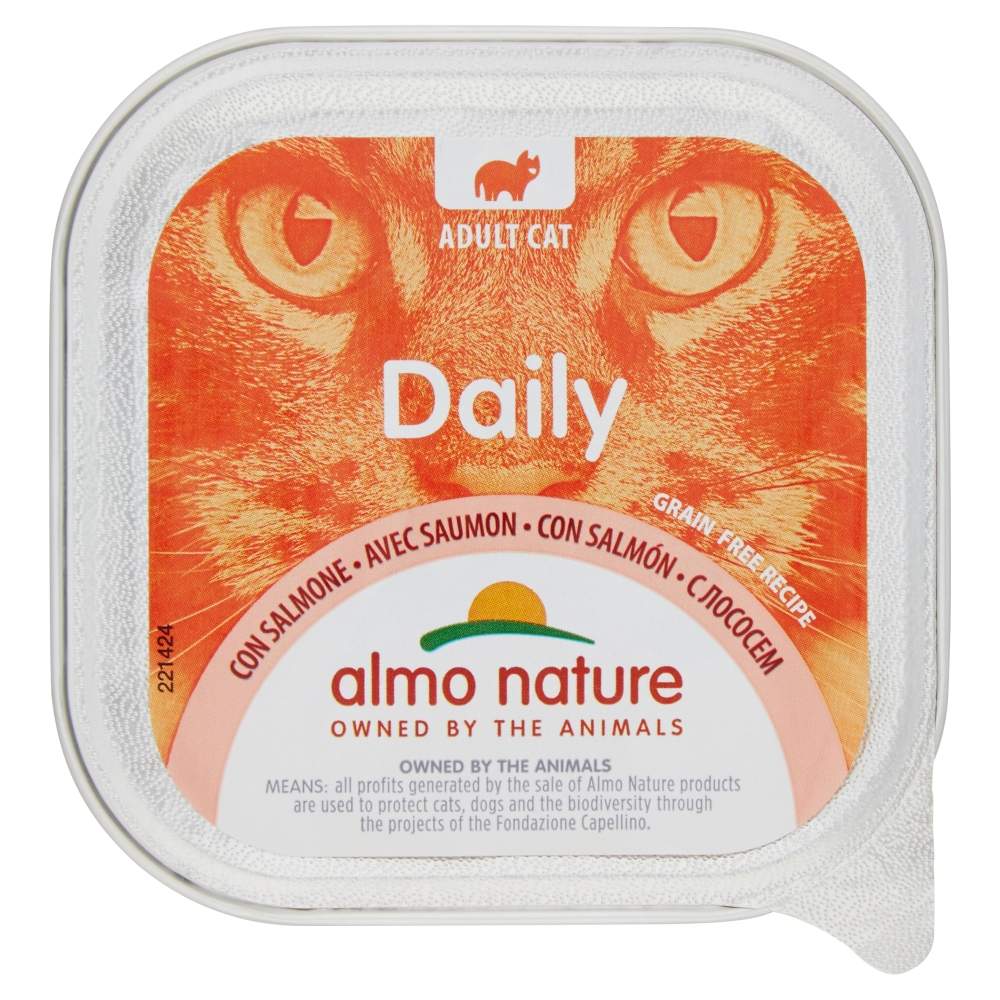 Almo Nature Daily Adult Cat con Salmone 100g
