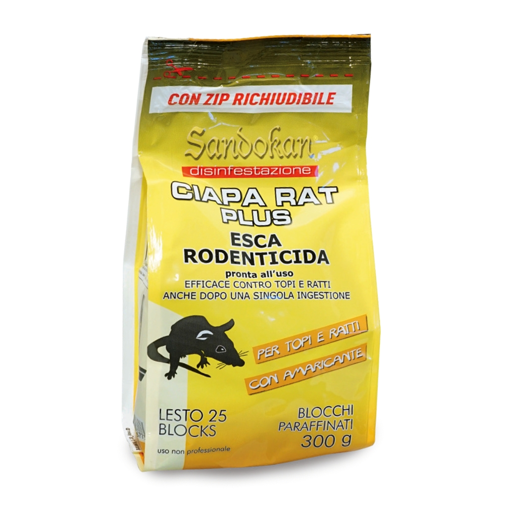 Sandokan Esca CHAPARAT con funzione abbattente, disinfestante