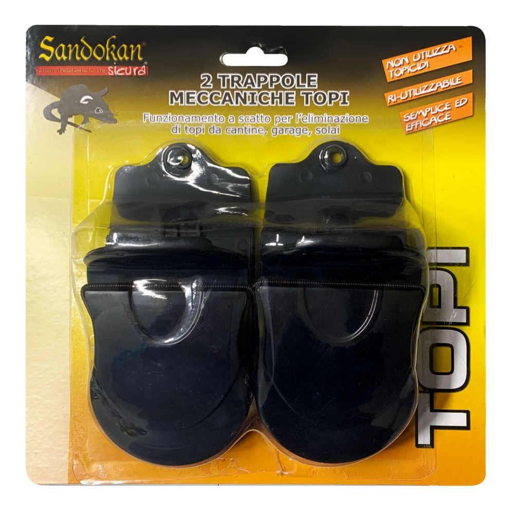 Sandokan Trappola meccanica con funzione disinfestante