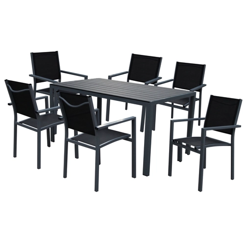 Set 6 posti in alluminio / resina BRI1332819