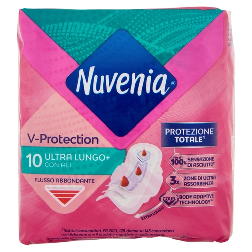 Nuvenia V-Protection Ultra Lungo+ con Ali 10 pz BRI1332838