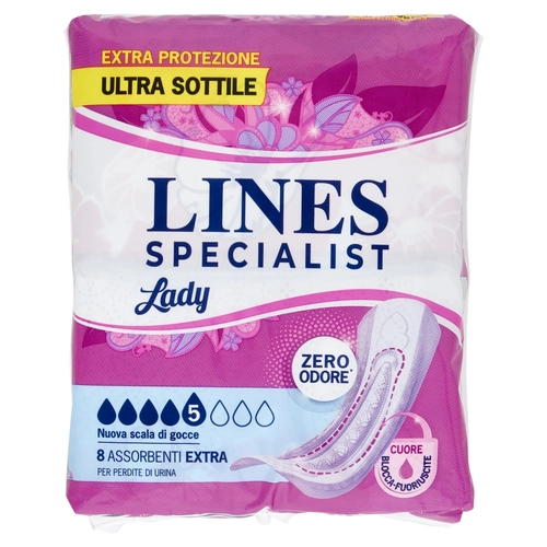 Lines Specialist Lady Assorbenti Extra 8 pz BRI1332890