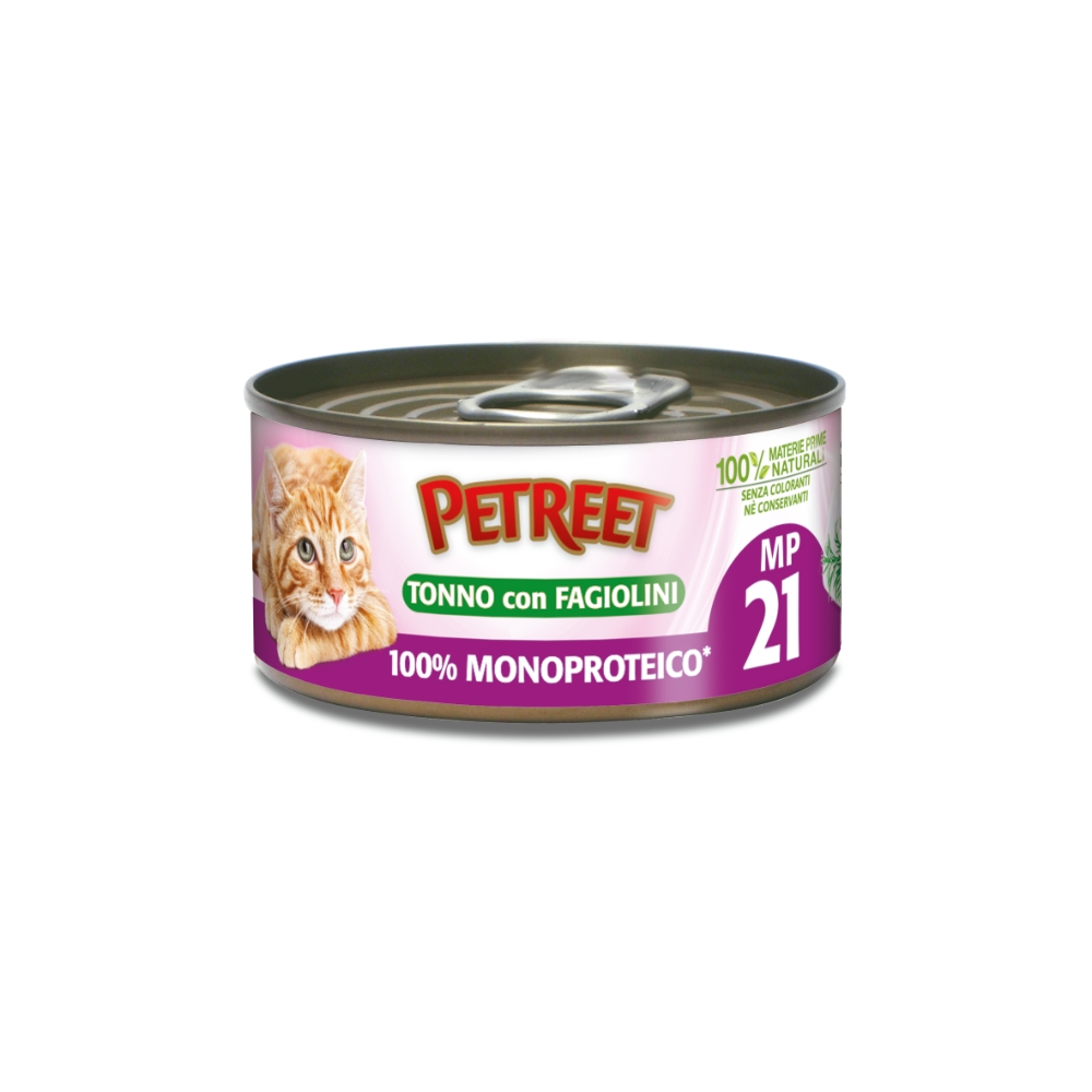 PETREET Petreet MP21 100% Monoproteico Tonno 60 gr