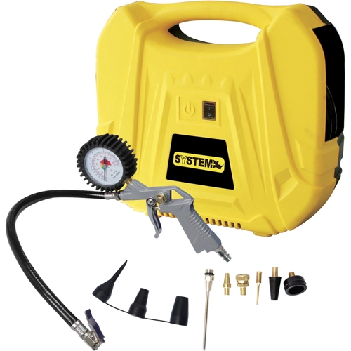 Compressore Compressore Boxy Portatile a presa diretta con accessori inclusi potenza 1,1 hp BRI1335316