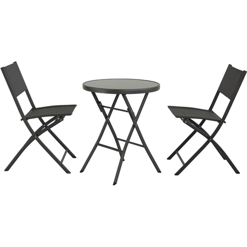 Set 2 posti in metallo / vetro BRI1336060