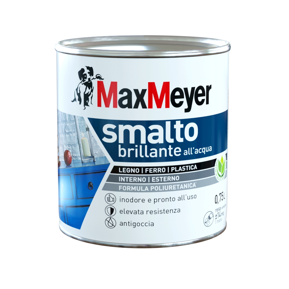 Image of MaxMeyer Smalto poliuretanico all'acqua da 0.75 L014