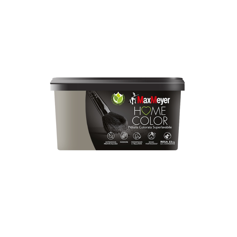 MaxMeyer Pittura murale Homecolor Brughiera 2,5 L, grigio