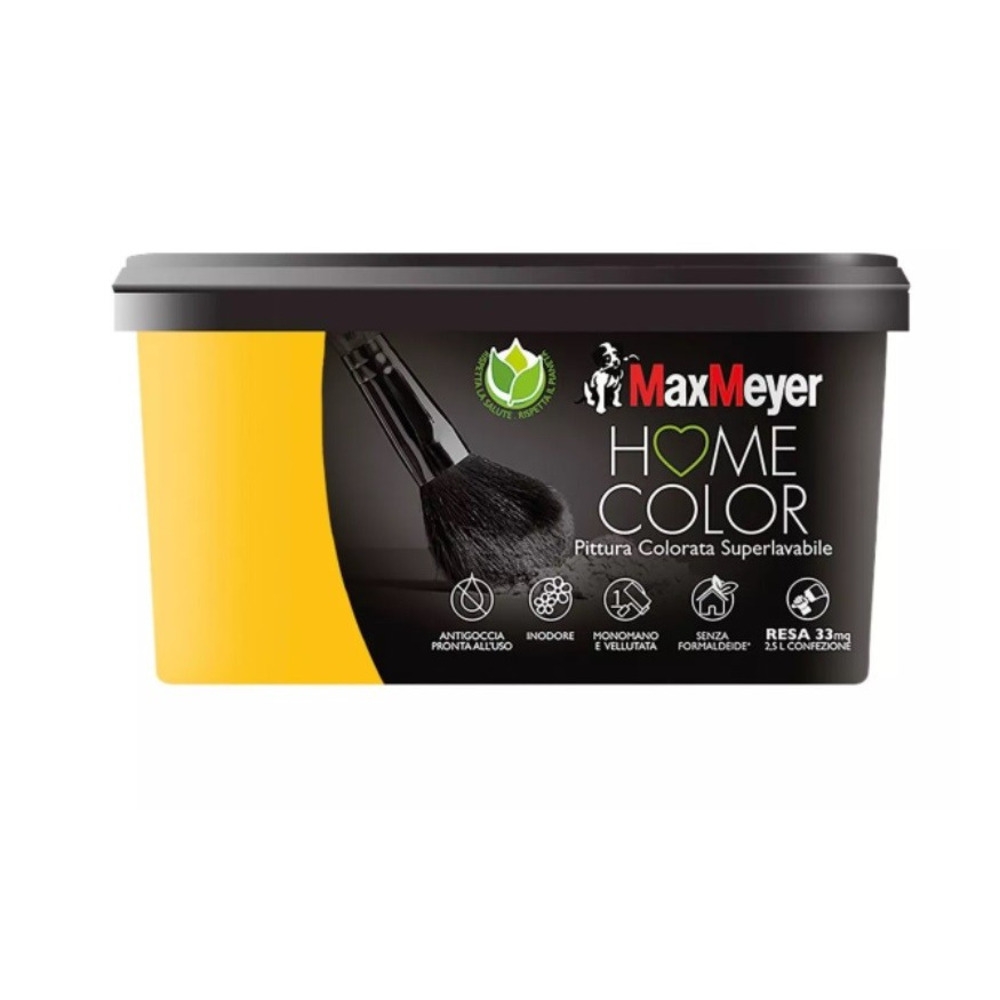 Image of MaxMeyer Pittura murale Homecolor Soleado 2,5 L, giallo014