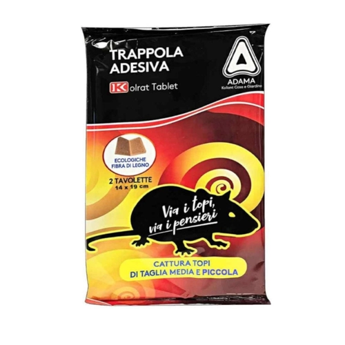 Trappola adesiva KolRat con funzione disinfestante
 BRI1338682