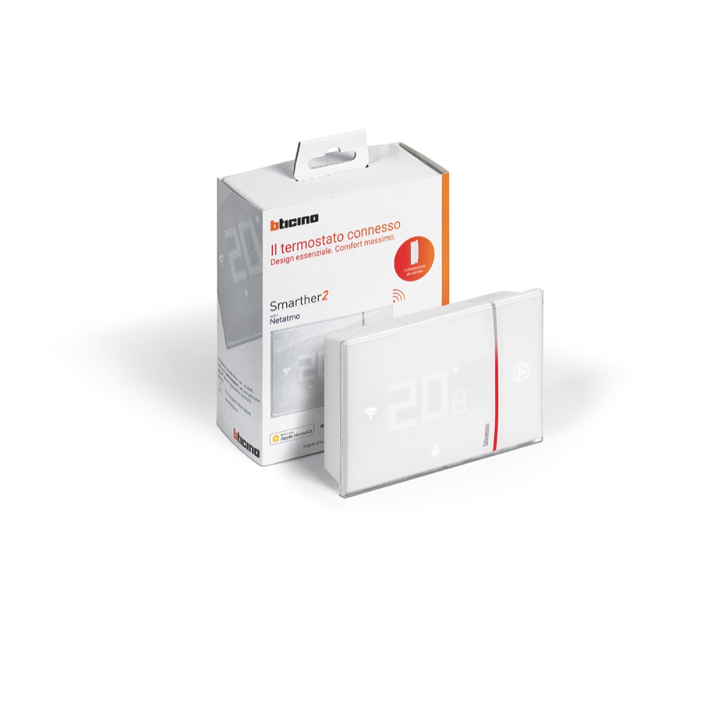 BTicino Cronotermostato kit smarther 2 da parete 10A