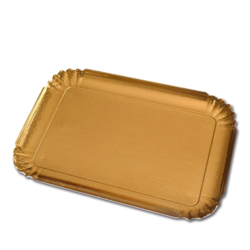 Vassoio Oro 31x23cm 3pz BRI1340135