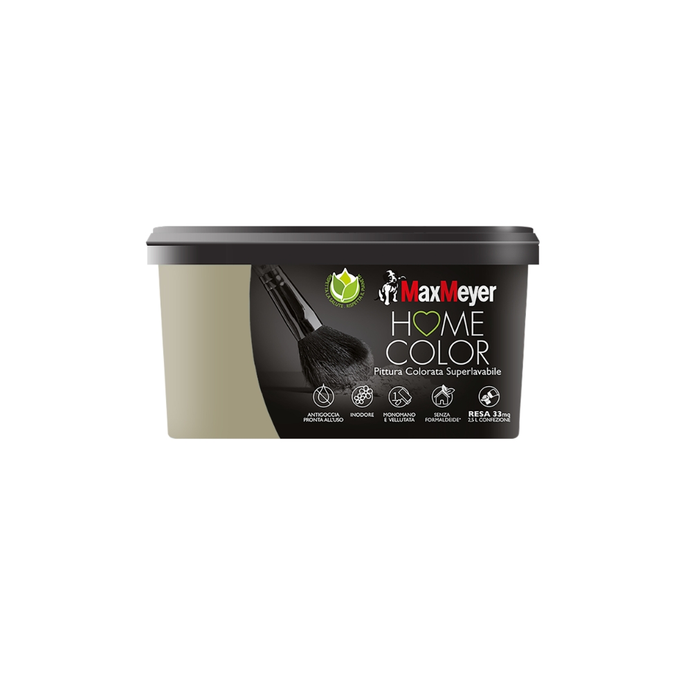 MaxMeyer Pittura murale Homecolor Fango 2,5 L, beige