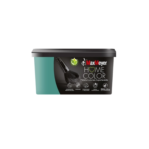 Pittura murale Homecolor Pavone 2,5 L, verde BRI1341048