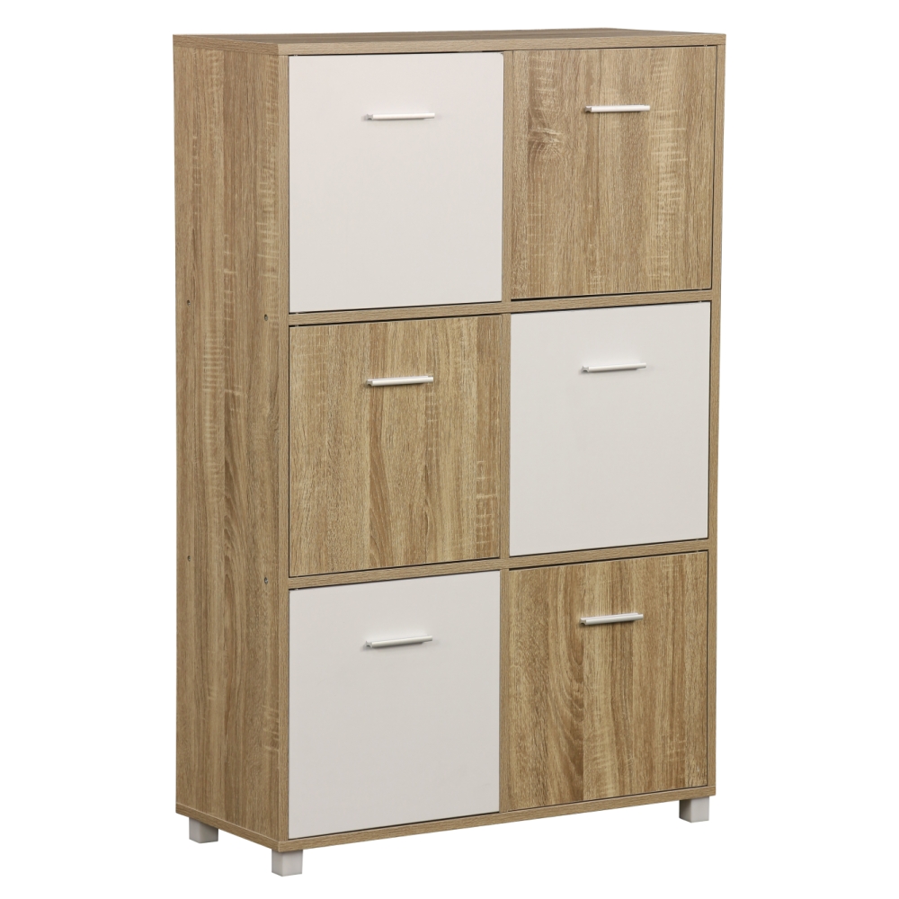 No Brand Mobile multiuso Mobile in pannello truciolare - con 6 ante con piedini