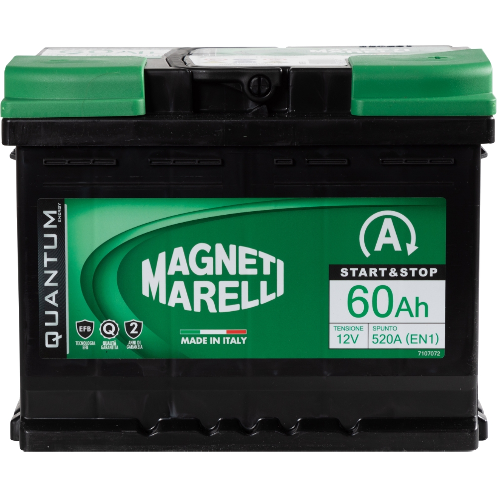 Image of Magneti Marelli Batteria auto START&STOP potenza 60 Ah014