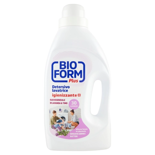 Bioform Plus Detersivo lavatrice igienizzante "Olio essenziale di Lavanda & Timo" 36 lavaggi BRI1347810