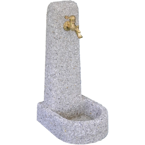 Fontana a colonna colore grigio BRI1348477