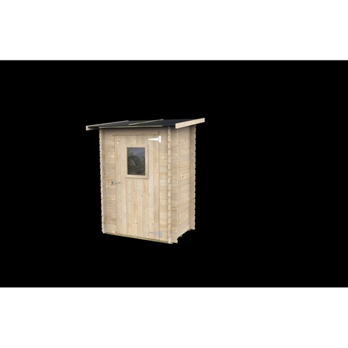 Casetta addossata Hobby, L160 x P127 cm, in legno grezzo BRI1349978