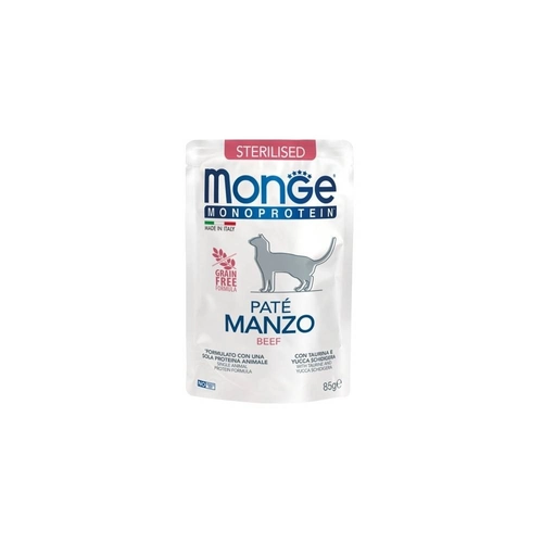 Monge Monoproteico al Manzo Gatto Sterilizzato 85 BRI1363704