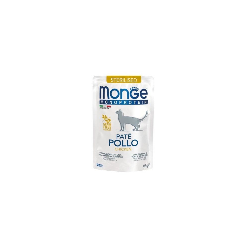 Monge Monge Monoproteico Gatto Sterilizzato Pollo 85 gr