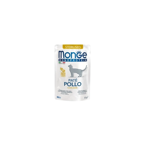 Monge Monoproteico Gatto Sterilizzato Pollo 85 gr BRI1363705