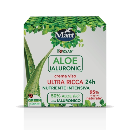 Crema Viso Ultra Ricca 24h Nutriente Intensiva Aloe Ialuronic 50ml BRI1363840