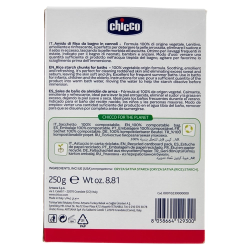 chicco Baby Moments Amido di Riso 0m+ 250 g BRI1365028