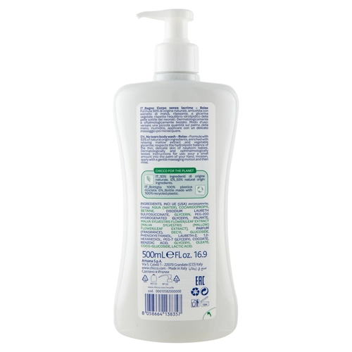 Bagno Corpo Baby Moments senza lacrime Relax Baby Skin 0m+ 500ml BRI1365042