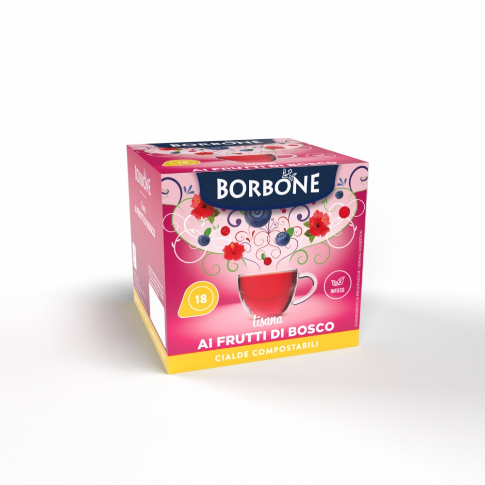 Borbone  BORBONE CIALDE 44MM FRUTTI DI BOSCO 18PZ