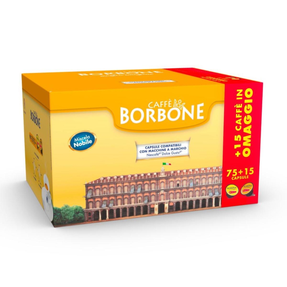 Borbone  BORBONE CAPSULE CAFFE COMP.DOLCE GUSTO NOBILE 75