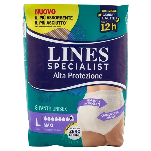 Lines Specialist Alta Protezione Pants Unisex Taglia L Maxi 8 pz BRI1371744