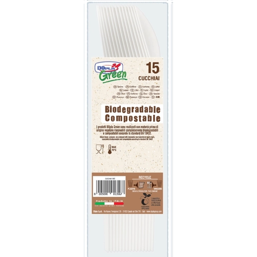 Cucchiai biodegradabili 15 pz BRI1371784
