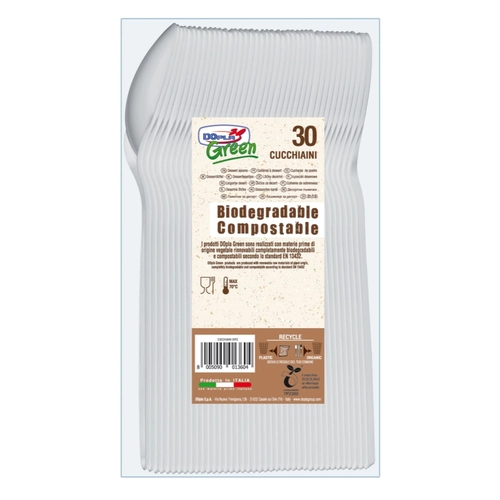 Cucchiaini biodegradabili 30 pz BRI1371785