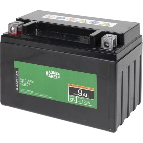 Batteria moto Quantum potenza 9 Ah BRI1374019