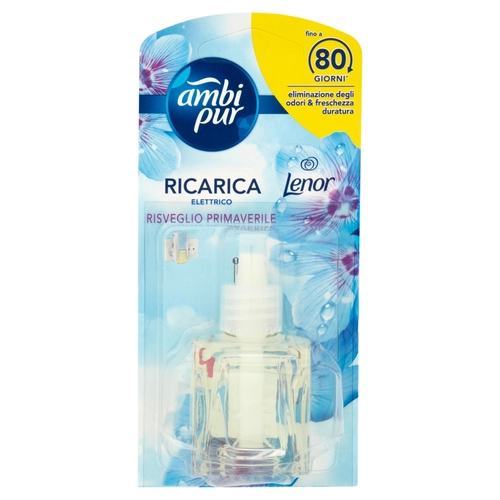 Ambi Pur Profumatore per Ambienti Elettrico, Deodorante, Lenor Risveglio Primaverile, Ricarica 20ml BRI1374736