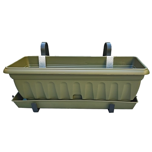 Fioriera Sofi in plastica, filo d'acciaio BRI1383615