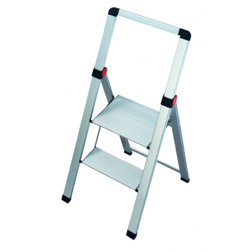 Sgabello Slimstep BS200 in alluminio 2 gradini BRI1385697
