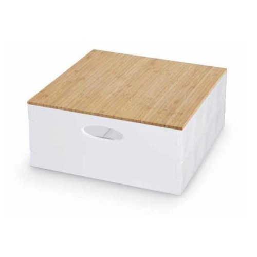 Contenitore Crystall Box Bamboo, L31 x P31 x H14 cm BRI1386373
