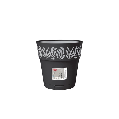 Vaso gaia d.20x19h grafite BRI1387933