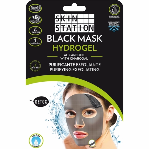 Maschera in Tessuto Hydrogel al Carbone Detox Purificante Esfoliante BRI1388811