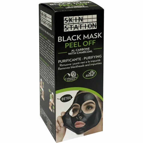 Maschera Peel Off Al Carbone Detox Purificante Punti Neri e Impurità 100ml BRI1388814