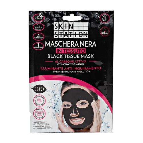 Maschera Detox In Tessuto al Carbone Attivo Illuminante Anti-Inquinamento BRI1388838