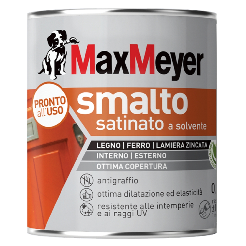 Image of MaxMeyer Smalto Testa di Moro RAL 8017 a solvente da 0.75 L014