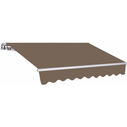 Tenda da sole a rullo, 250x200 cm, cenere a tinta unita BRI1389585