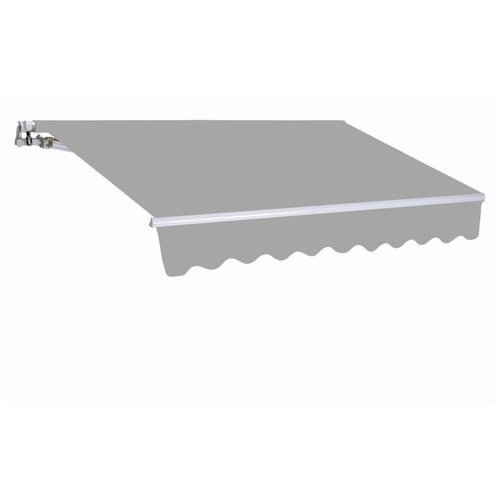 Tenda da sole a rullo, 250x200 cm, cenere a tinta unita BRI1389587