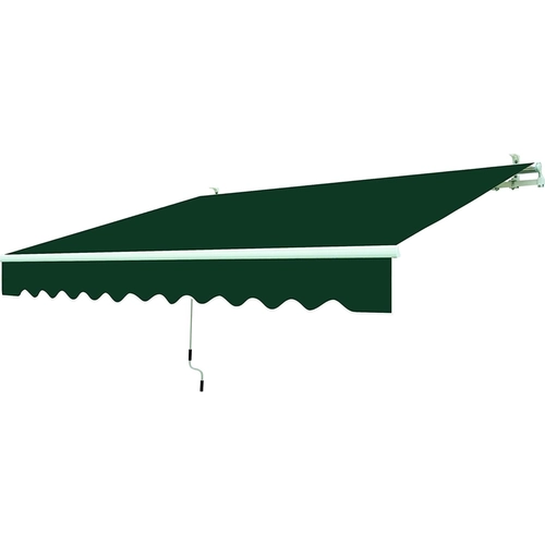 Tenda da sole a rullo, 250x200 cm, verde a tinta unita BRI1389589