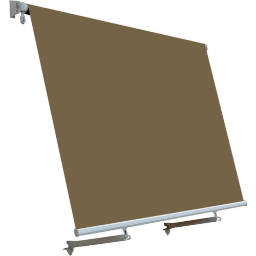 Tenda da sole a rullo, 245x300 cm, marrone a tinta unita BRI1389593